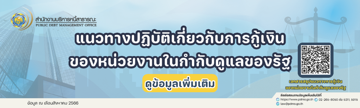 แนวทางปฏิบัติเกี่ยวกับการกู้เงินของหน่วยงานในกำกับดูแลของรัฐ